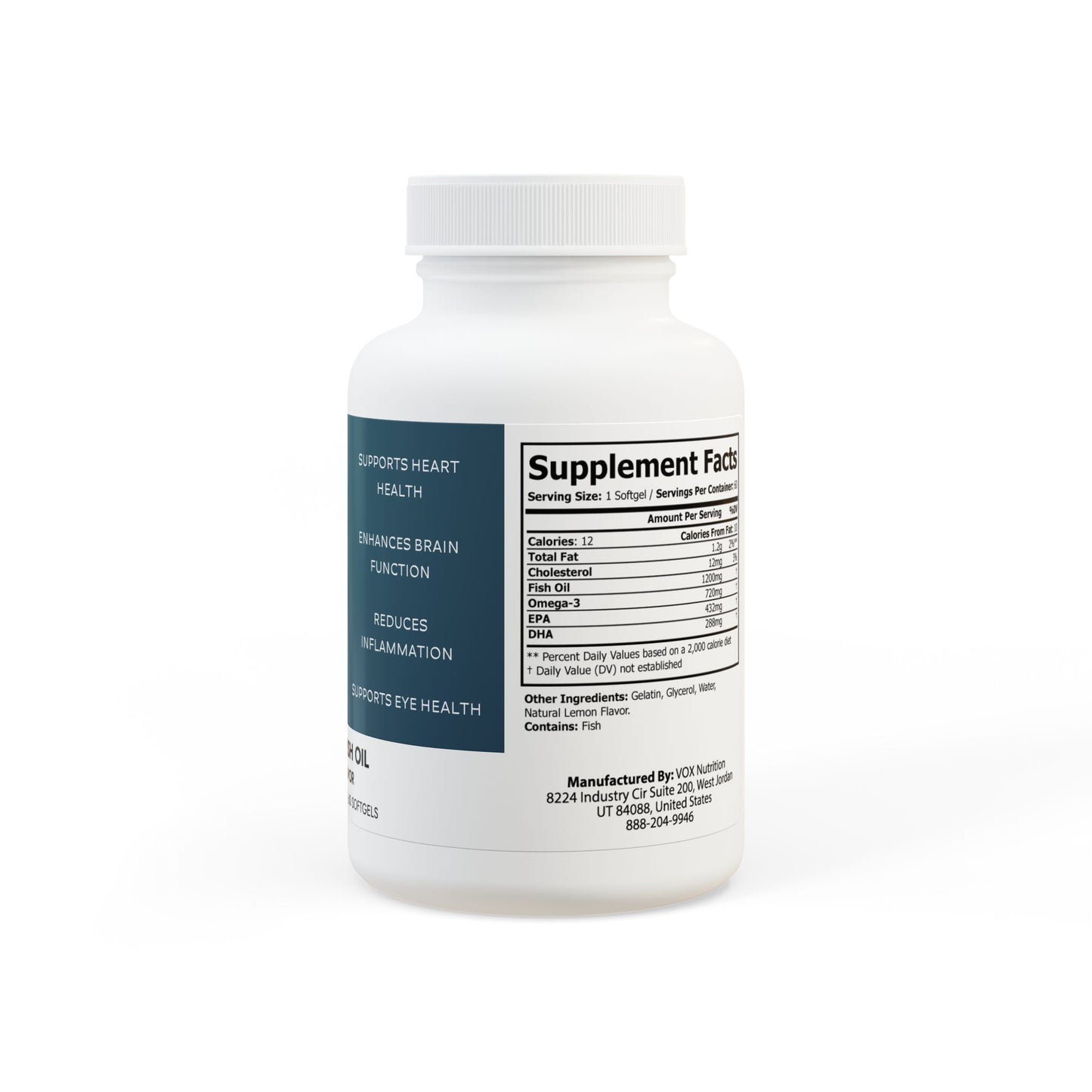 Kaleenhealth Omega 3 Fish Oil Supplement