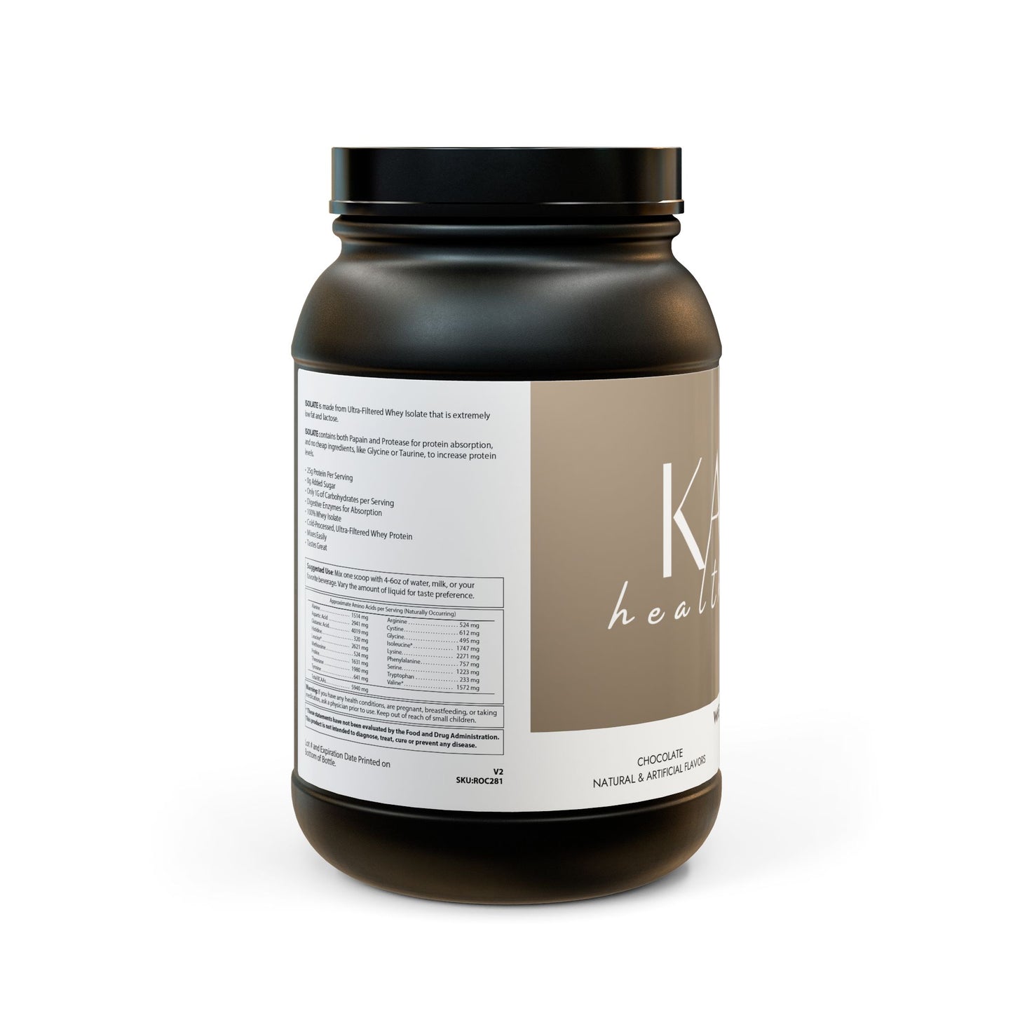 Kaleenhealth Whey Isolate Protein Supplement