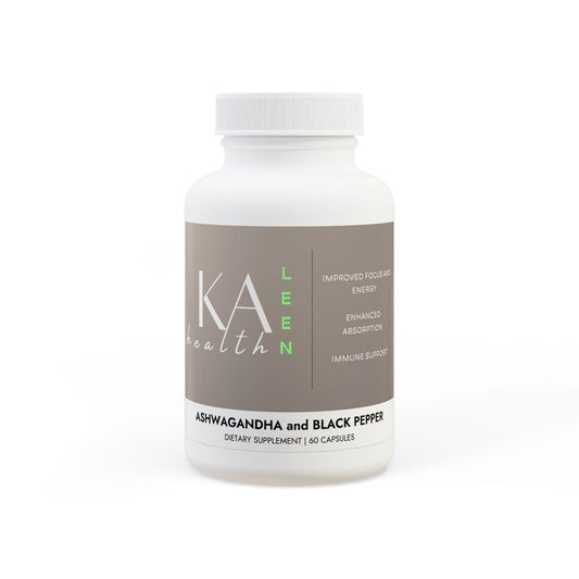 Kaleenhealth Ashwagandha and Black Pepper Supplement